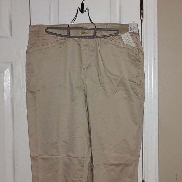 Christopher & Banks  Tan Signature Comfort  dress pants NWT Sz 12 - Picture 3 of 6